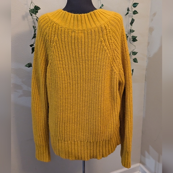 Women's Mustard Sweater - Picture 3 of 6